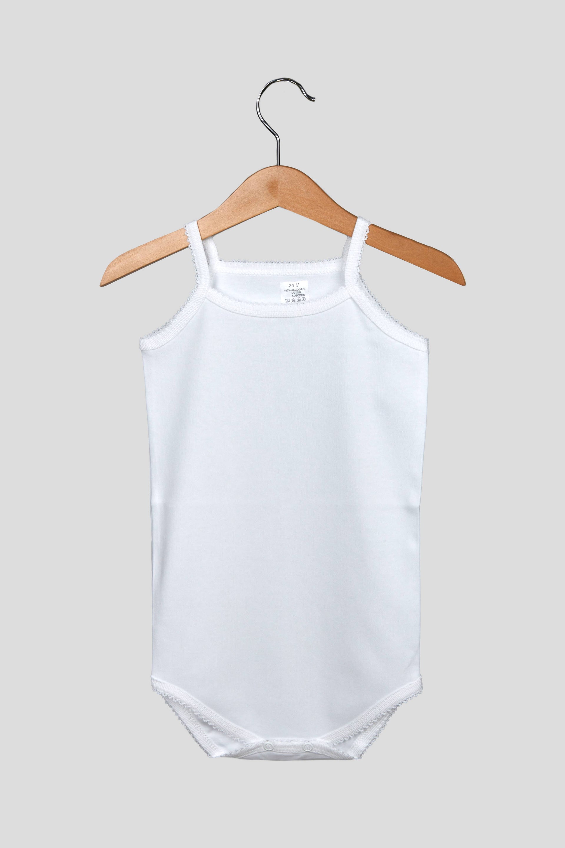 Zachte Babyromper met Bandjes – 100% Katoen